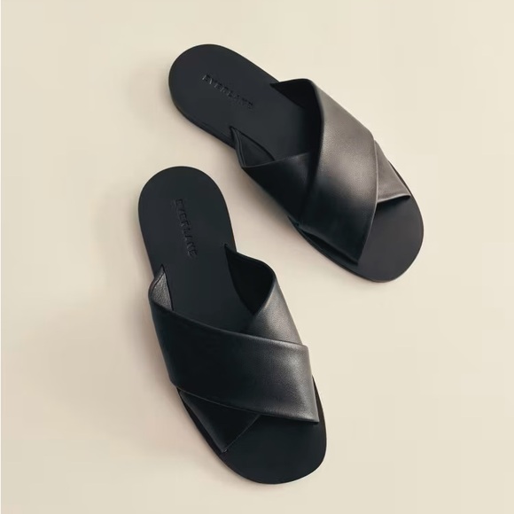 Everlane The Day Crossover Sandal New in Box Size 7 Black - Picture 4 of 16